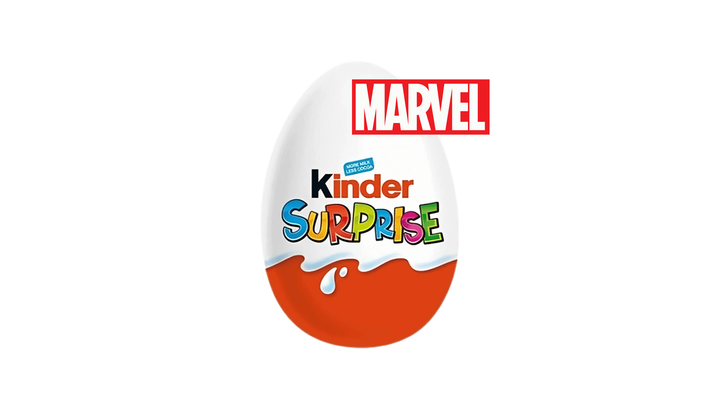 Набір Шоколадне Яйце 12шт Kinder Surprise Marvel 20g - зображення 6