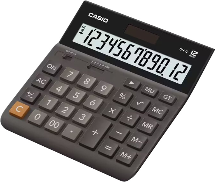 Kalkulator biurkowy Casio 12-cyfrowy Black (4971850091325) - obraz 1