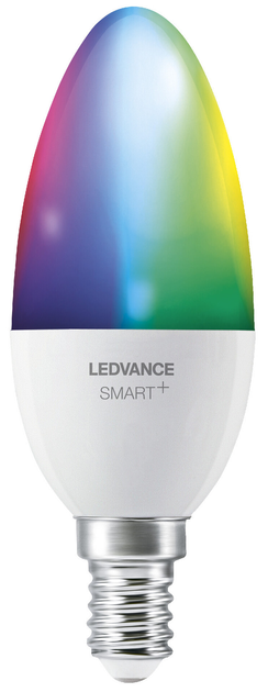 Lampa LED LEDVANCE SMART+ WiFi B40 4.9W RGBW 470Lm DIM E14 (4058075778597) - obraz 2