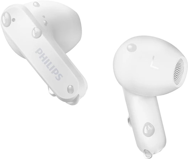Навушники TWS Philips TAT2139 BT 5.3 IPX4 SBC Touch control White (4895229139572) - зображення 6
