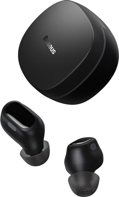 Słuchawki Baseus Encok TWS WM01 Black (6932172628383) - obraz 1