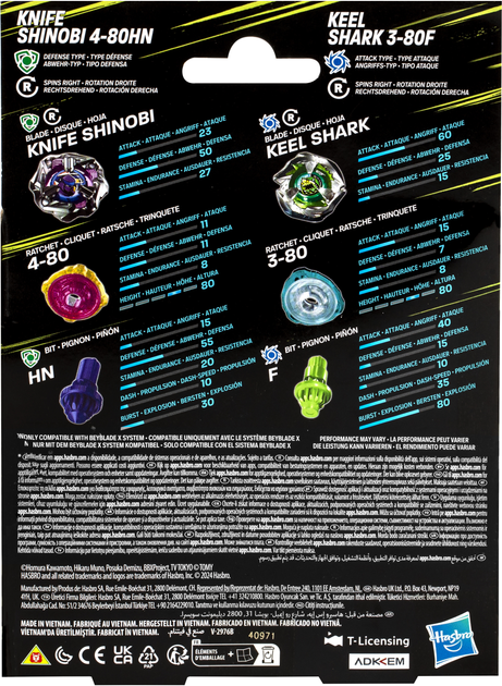 Zestaw zabawek Hasbro BeyBlade X z dwóch wirników (5010996259660) - obraz 4