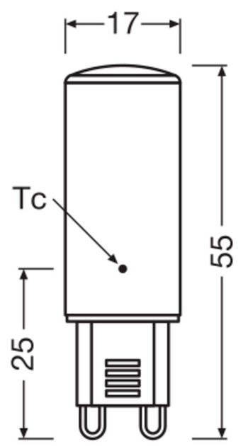 Lampa LED OSRAM PIN48 4.5W 600Lm 2700K G9 (4058075432451) - obraz 5