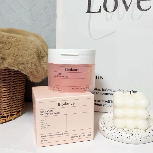 Увлажняющие гелевые тонер-педы для лица с коллагеном Biodance Collagen Gel Toner Pads, 60шт. Пады - изображение 3