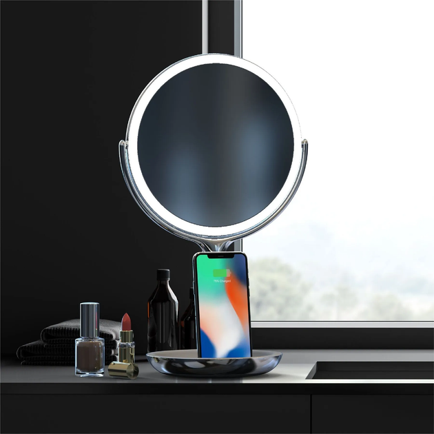 Дзеркало косметичне з підсвічуванням Sharper Image Spastudio vanity (1239009871) - зображення 4