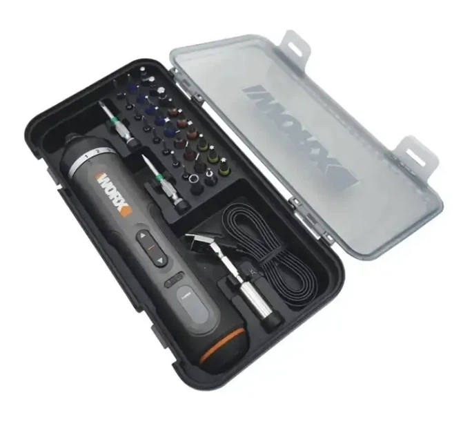Викрутка акумуляторна Worx WX242 з насадками в кейсі - зображення 5
