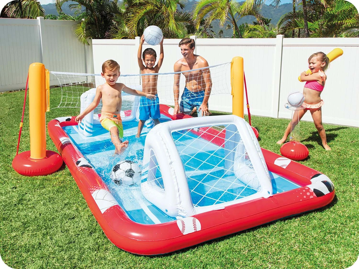 Dmuchany plac zabaw Intex Arena Sportowa 57147 325 x 267 x 102 cm (6941057420158) - obraz 6
