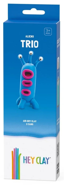 Пластична маса Hey Clay Інопланетянин Тріо HCL30090CEE3 (5904754607612) - зображення 1