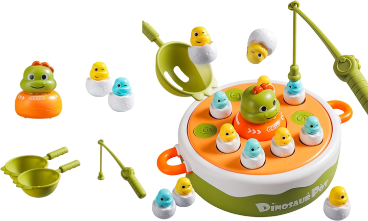 Zabawka drewniana Lean Toys Gra "Łowienie dinozaurów" (5905991033820) - obraz 2
