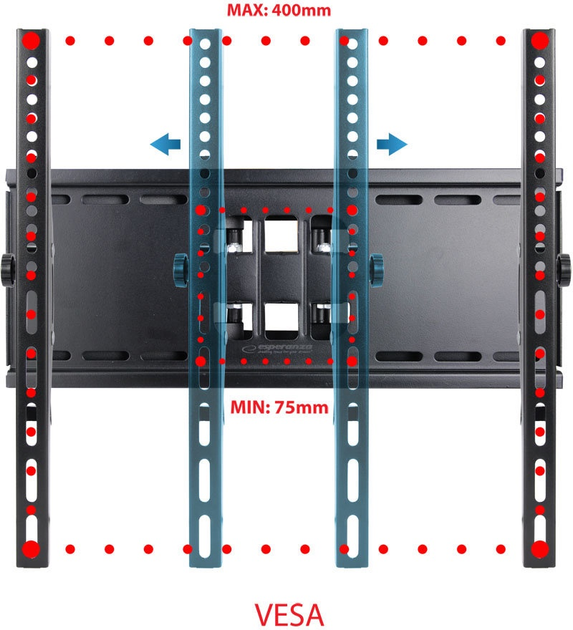 Uchwyt scienny Esperanza ERW012 do TV 26"-70" (5901299958964) (955555908154808) - Outlet - obraz 4
