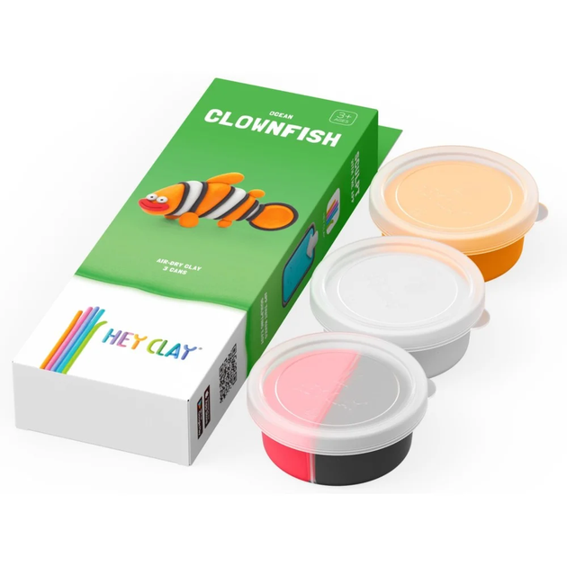 Пластична маса Hey Clay Риба-клоун HCL30058CEE3 (5904754607414) - зображення 3