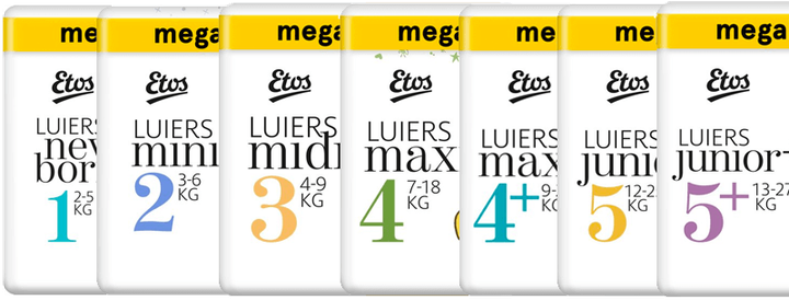 Преміум підгузники-трусики Etos LuierBroekjes Woezel & Pip Luiers 5 розмір ( 12-18кг ) 3уп*33шт - зображення 12
