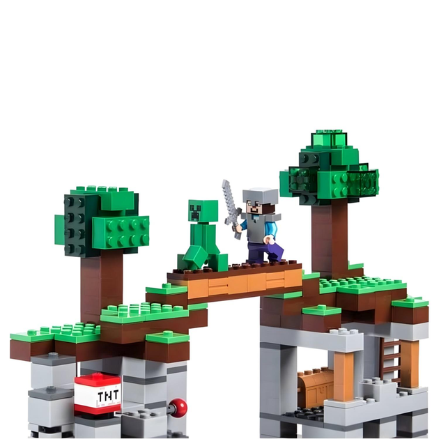 Конструктор Minecraft Шахта 922 деталей Майнкрафт MineWorld My World 23019 - изображение 3