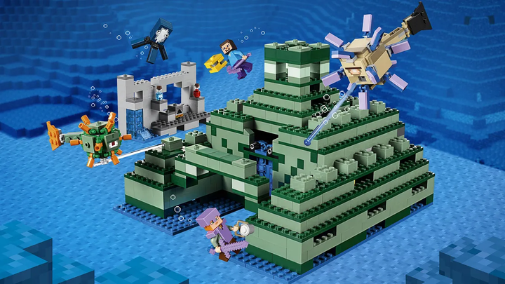 Конструктор Minecraft Подводная крепость 1122 деталей Майнкрафт MineWorld My World 81081 - изображение 10