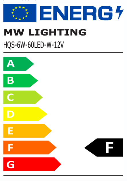 Професійна світлодіодна стрічка MW Lighting HQS 6 Вт/м 12В 60LED 6500K IP33 50м (5902135157107) - зображення 5