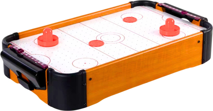 Stół do gry w hockeya Lean Toys drewniany ze światłem i dźwiękiem 45 x 25 x 10 cm (5905991023487) - obraz 3