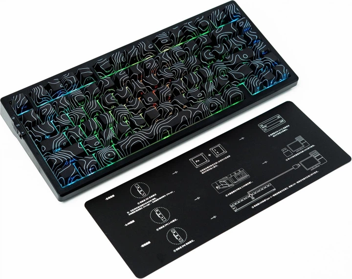 MCHOSE G75 Pro Black Topographic вид сбоку