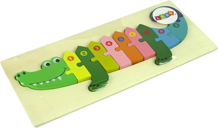Дерев'яний пазл Lean Toys Крокодил (5904665991770) - зображення 2