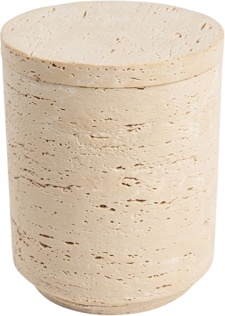 Pojemnik do przechowywania Homla Naia z efektem kamienia 10 x 12 cm (5906496735356) - obraz 1