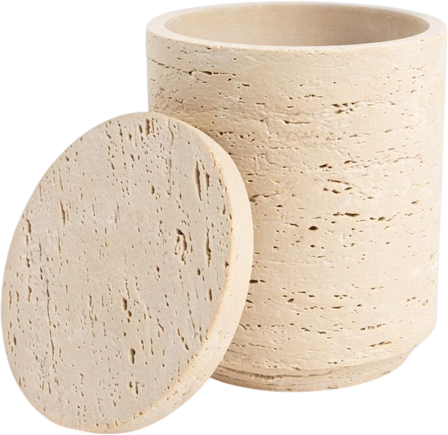 Pojemnik do przechowywania Homla Naia z efektem kamienia 10 x 12 cm (5906496735356) - obraz 2