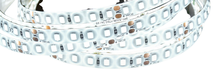Profesjonalna tasma LED MW Lighting HQS 9.6 W/m 24V 120LED 6500K IP64 5m (5902135157138) - obraz 1