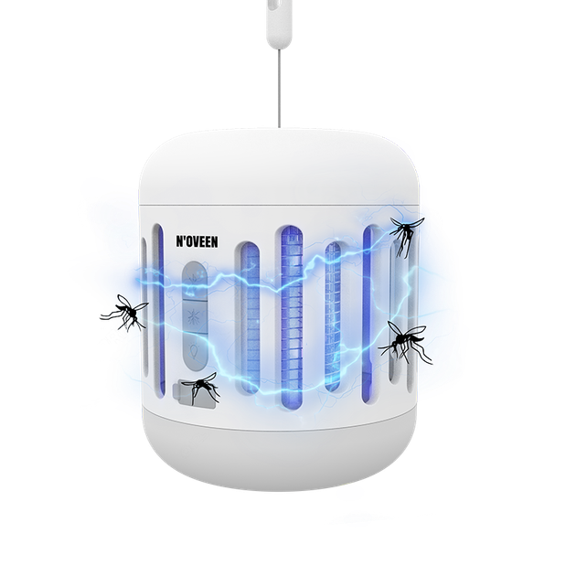 Ловушка насекомых с Bluetooth динамиком и аккумулятором Noveen IKN863 LED IPX4 40 кв.м 1000 В 7 Вт 3,7 В / 1800 мАч - изображение 2