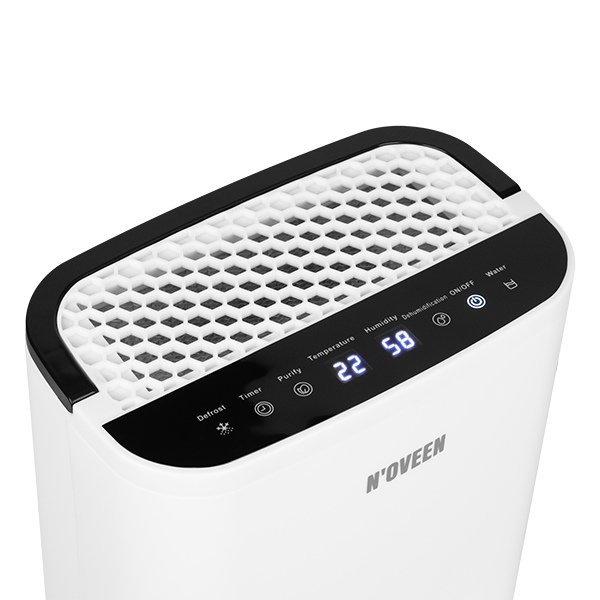 Осушитель и очиститель воздуха Noveen DH350 20 кв.м 70 Вт 220-240 В, 50/60 Гц 1,5 л / сутки белый с черным - изображение 2