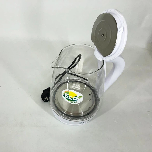 Електрочайник Satori SGK-4105-WT 1.8 л 1500 Вт, стильний електричний чайник, чайники з підсвічуванням - изображение 8