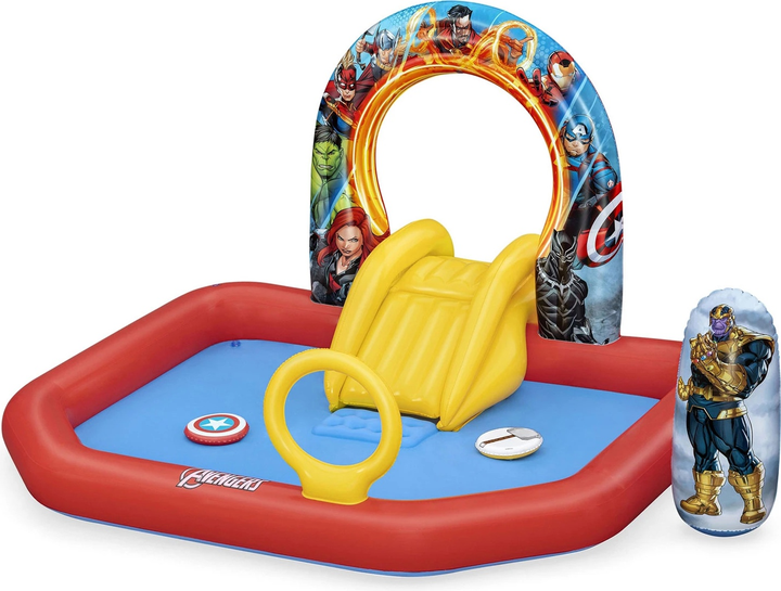 Nadmuchiwany wodny plac zabaw Bestway Avengers 98800 211 × 198 × 125 cm (6941607353370) - obraz 6