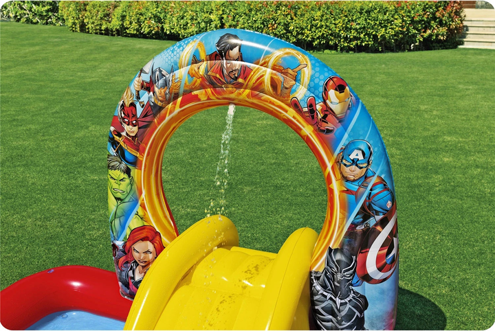 Nadmuchiwany wodny plac zabaw Bestway Avengers 98800 211 × 198 × 125 cm (6941607353370) - obraz 7