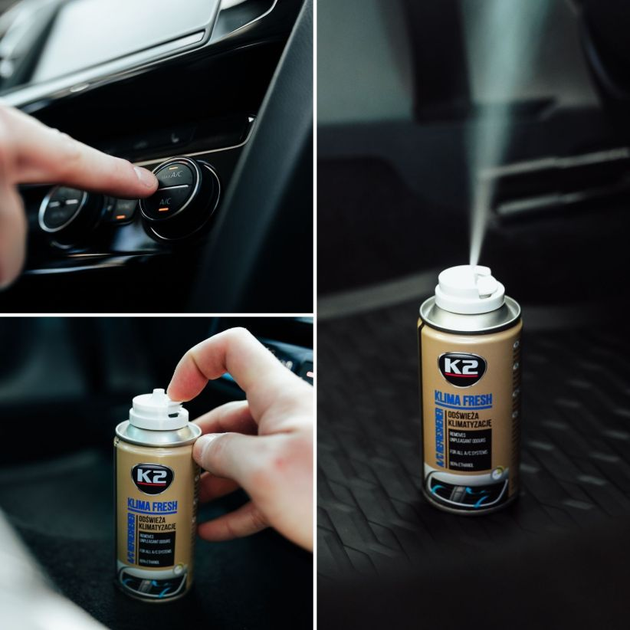 Środek do odświeżania klimatyzacji K2 KLIMA FRESH LEMON 150 (K20059) - obraz 3