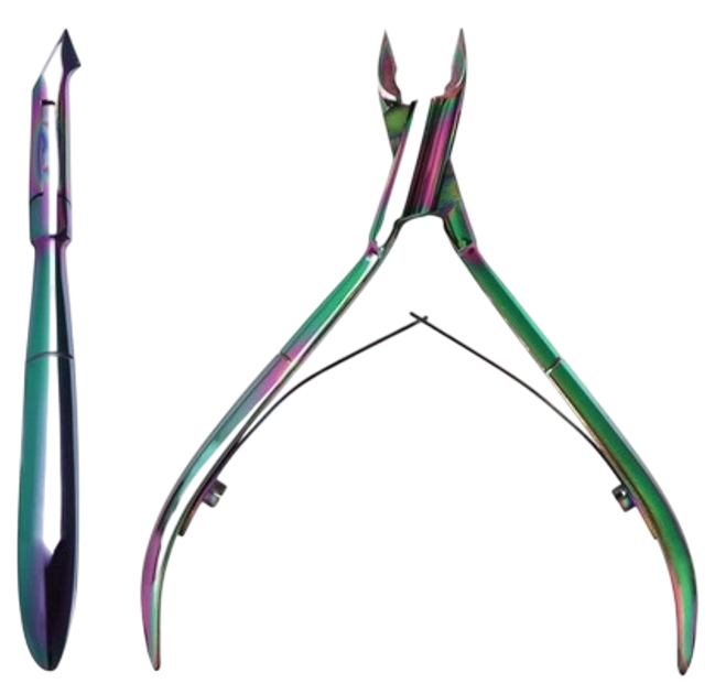 Cążki do skórek Silcare Multicolor dwusprężynowe (5902560524307) - obraz 1