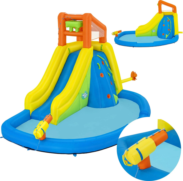 Надувний ігровий водний центр Bestway Mega Park 53478 435 x 286 x 267 см (6941607367360) - зображення 2