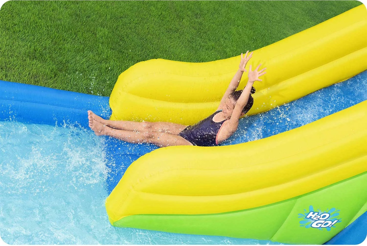 Надувний ігровий водний центр Bestway Mega Park 53478 435 x 286 x 267 см (6941607367360) - зображення 13