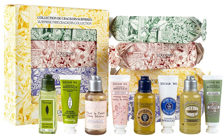 Zestaw kosmetyków do pielęgnacji ciała L'Occitane Surprise Firecrackers Collection 8 elementów (3253581779170) - obraz 2