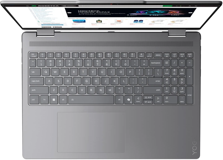 Ноутбук Lenovo Yoga 7 2-in-1 16ILL10 (83JT002JRA) Luna Grey – фото