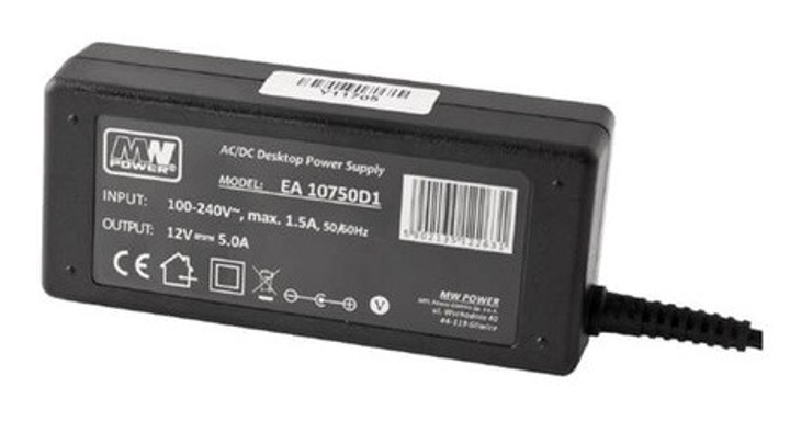 Zasilacz MW Power desktop 24V/5A | + AC cable EA (20120D1) - obraz 1