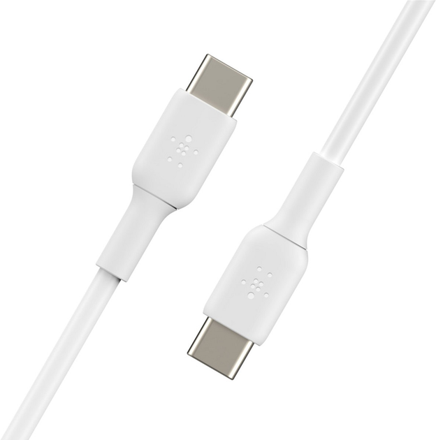 Zestaw kabli Belkin BoostCharge Flex USB Type-C – USB Type-C 60W 1 m White (CAB003BT1MWH2PK) - obraz 4