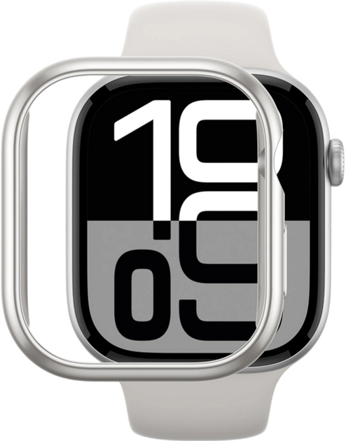 Чохол AMAZINGthing Minimal Case для Apple Watch 46mm Silver (4896238001379) - зображення 6