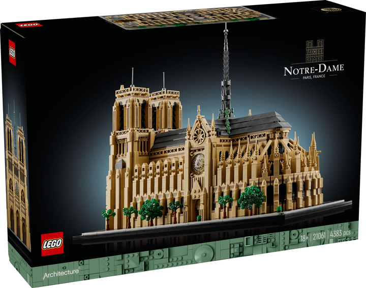 Набір Lego Architecture Нотр-Дам у Парижі 4383 деталі (21061) (955555911343406) - Уцінка - зображення 1