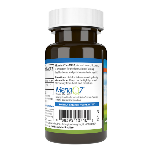 Витамины Carlson Витамин K2 MK-7 90 мкг Vitamin K2 as MK-7 60 желатиновых капсул - изображение 3