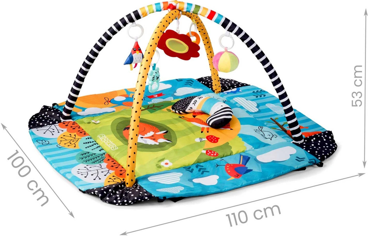 Mata interaktywna edukacyjna Ricokids Lisek 110 x 100 cm (5908220476320) - obraz 9