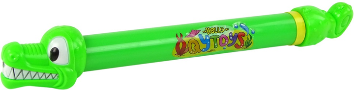 Pistolet na wodę LEAN Toys Krokodyl 45 cm Zielony 13357 (5905323215597) - obraz 1