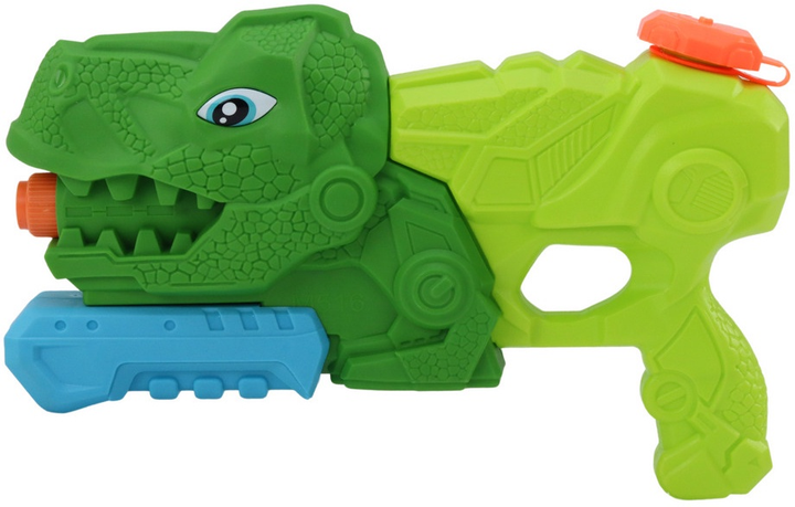Водний пістолет LEAN Toys Динозавр Тиранозавр 1000 мл Зелений 17817 (5905991006671) - зображення 3
