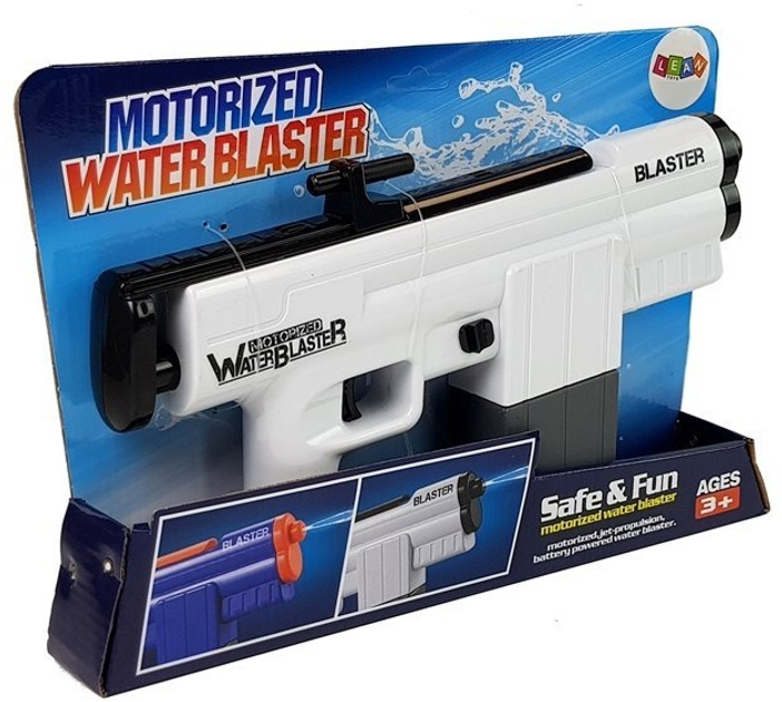 Pistolet na wodę LEAN Toys 346 ml Biały 8189 (5903802455663) - obraz 1