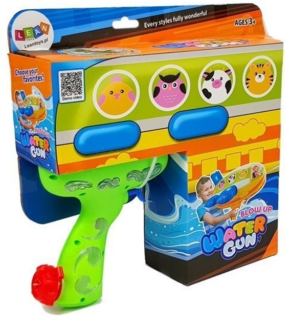 Pistolet na wodę LEAN Toys Dinosaur duży pompowany 8210 (5903802455878) - obraz 1