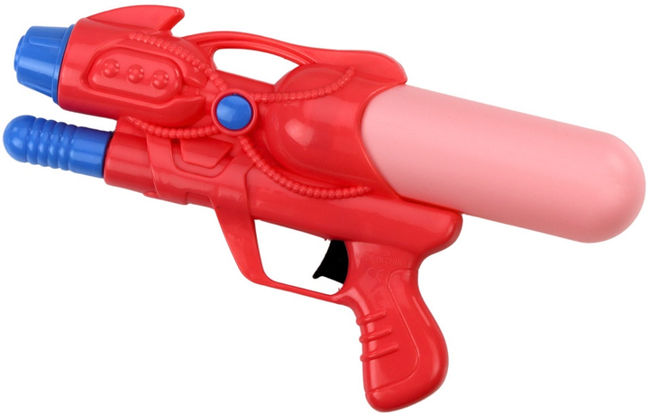 Водний пістолет LEAN Toys маленький з помпою 180 мл Рожевий 17813 (5905991006633) - зображення 1