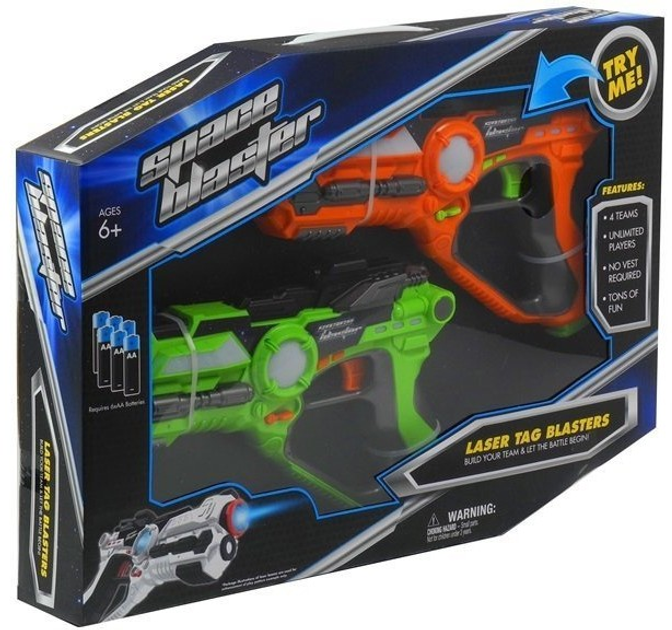 Zestaw pistoletów laserowych LEAN Toys Laser Tag 2 szt 2585 (5902808153986) - obraz 1