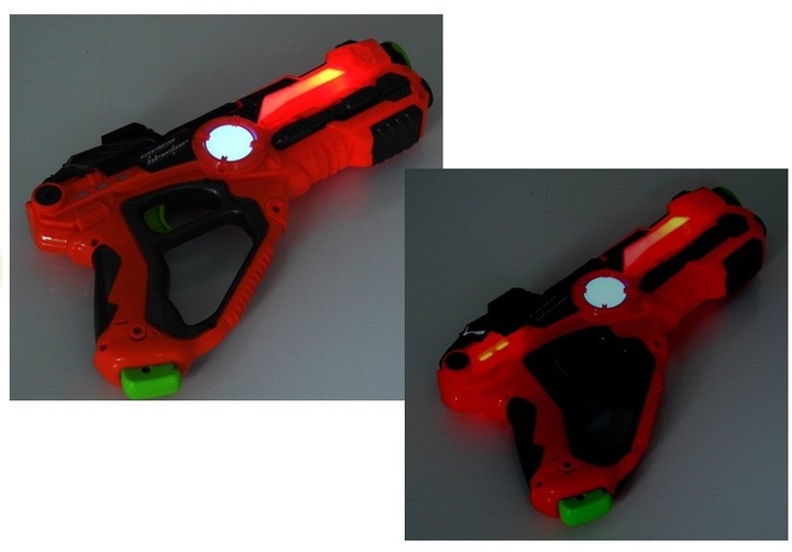 Zestaw pistoletów laserowych LEAN Toys Laser Tag 2 szt 2585 (5902808153986) - obraz 6