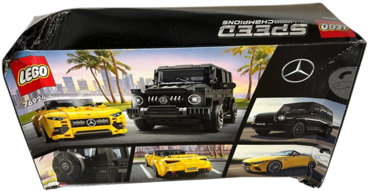 Zestaw klockow LEGO Speed Champions Mercedes-AMG G 63 i Mercedes-AMG SL 63 808 elementow (76924) (955555911180543) - Outlet - obraz 3